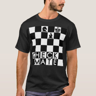 Check Mate Chequerboard Chess Chequered Game T-Shirt