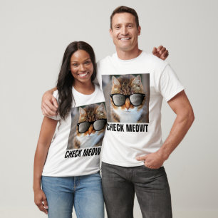 Check Meowt, Funny Cat sweatshirts and T-shirts