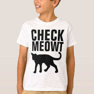 CHECK MEOWT KIDS funny CAT T-shirts