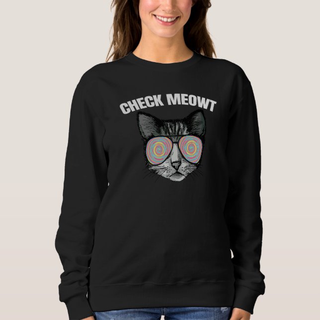 Check Meowt Sweatshirt (Front)