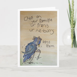Check on your.... thank you card