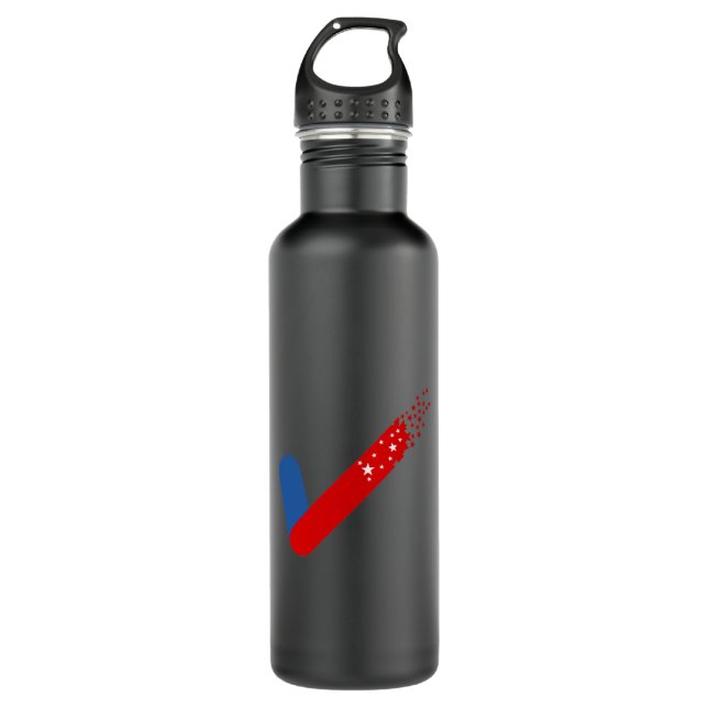 Check Out America First July 4th 710 Ml Water Bottle (Front)