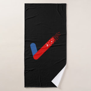 Check Out America First July 4th Bath Towel