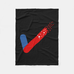Check Out America First July 4th Fleece Blanket