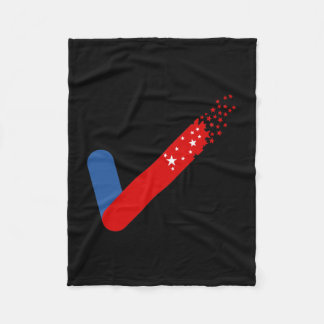 Check Out America First July 4th Fleece Blanket