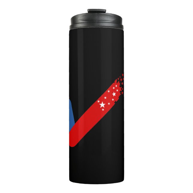 Check Out America First July 4th Thermal Tumbler (Front)