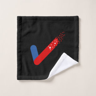 Check Out America First July 4th Wash Cloth