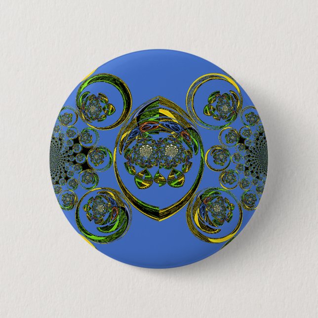 Check out my blue curves 6 cm round badge (Front)
