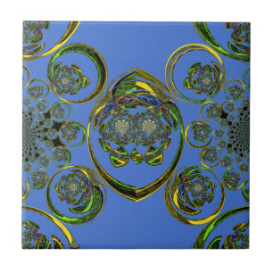 Check out my blue curves ceramic tile