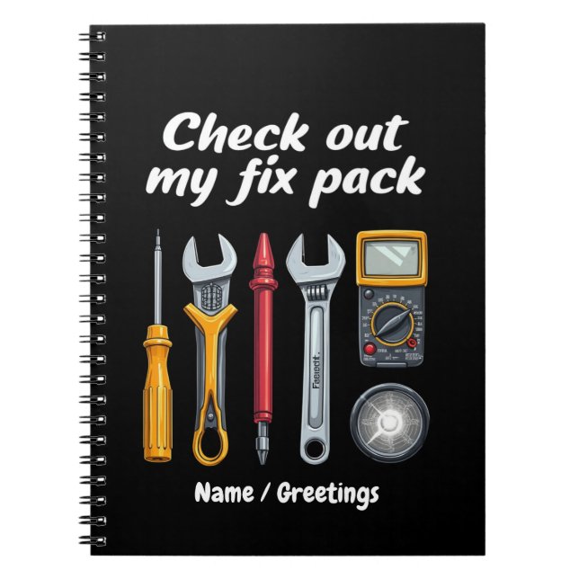 Check Out My Fixpack The Premium Kit Custom Notebook (Front)