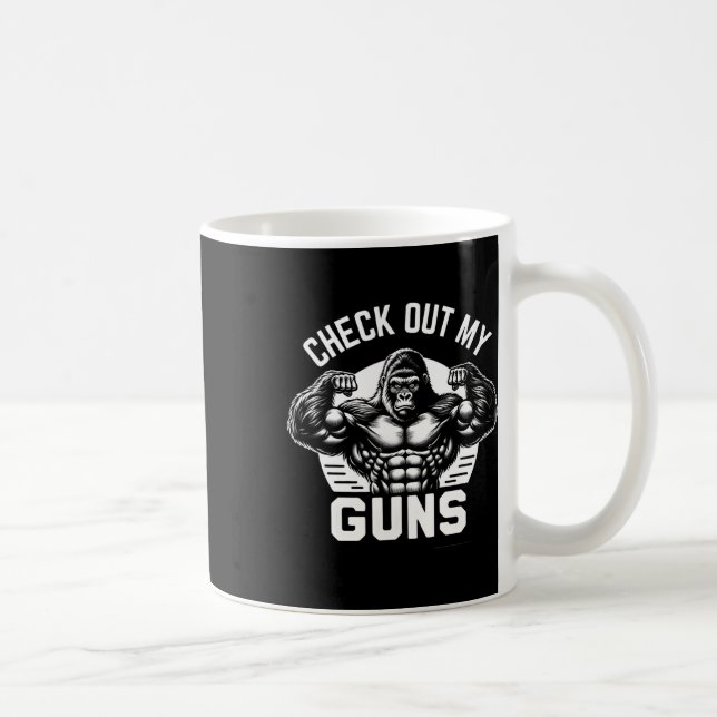 Check Out My Guns  Coffee Mug (Right)