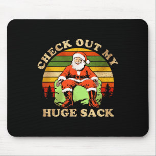 Check Out My Huge Sack Vintage Santa Christmas 202 Mouse Pad