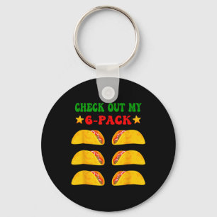 Check Out My Six 6 Pack With Tacos For Cinco De Ma Key Ring