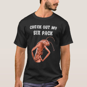 Check Out My Six Pack Alien Retro Workout Fitn T-Shirt