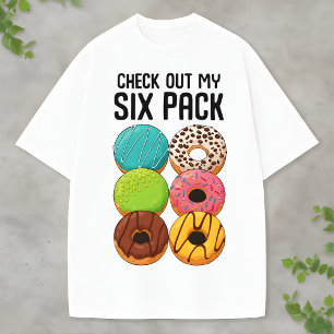 Check Out My Six Pack Donut Funny Food lover gift T-Shirt