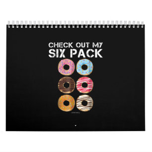 Check Out My Six Pack Doughnut - Funny Gym Calendar