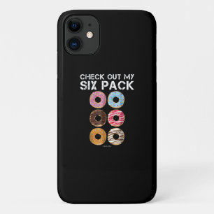 Check Out My Six Pack Doughnut  - Funny Gym iPhone 11 Case
