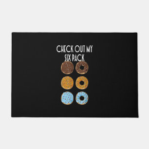Check Out My Six Pack Doughnut Gym Doormat