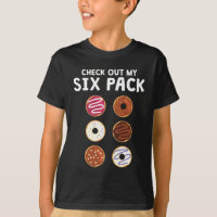 Check Out My Six Pack Funny Doughnut Fitness