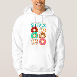 Check Out My Six Pack - Funny Doughnuts Workout Ab Hoodie