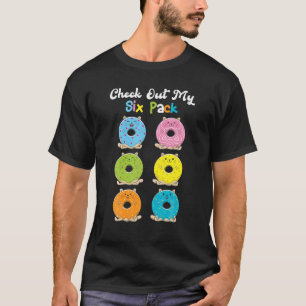 Check Out My Six Pack Kitty Cat Doughnut For Kids T-Shirt