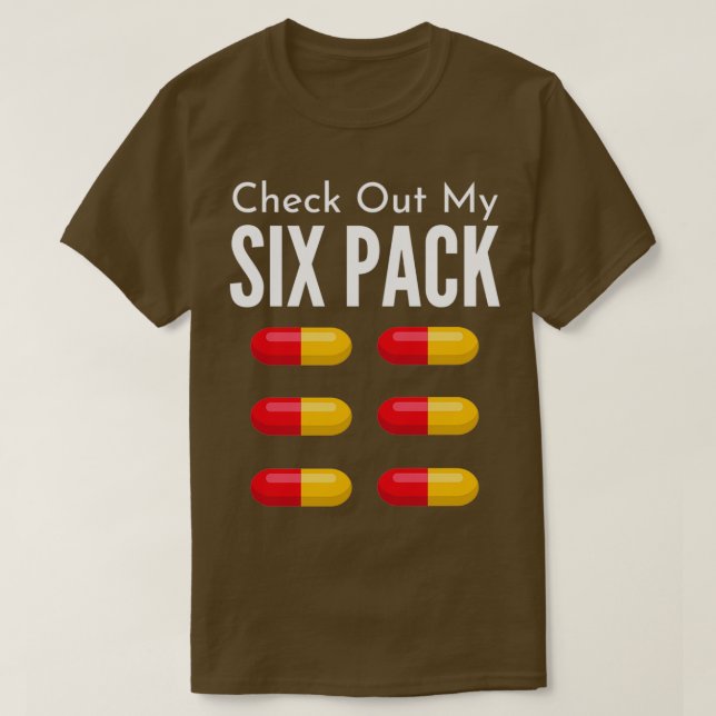 Check Out My Six Pack Pharmacist t T-Shirt (Design Front)