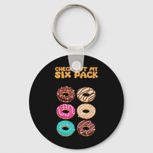 Check Out My Six Pack Strength Gym Funny Bodybuild Key Ring