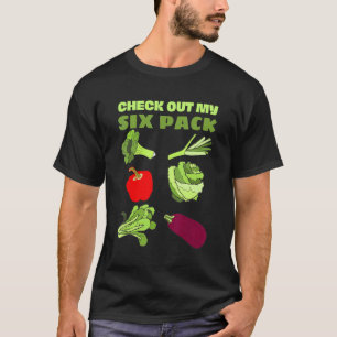 Check out My Six Pack Vegan Vegetarian Fans T-Shirt