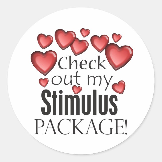Check out my Stimulus Package Classic Round Sticker (Front)