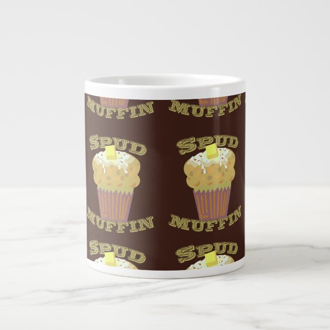 Check Out The Spud Muffins Large Coffee Mug (Front)