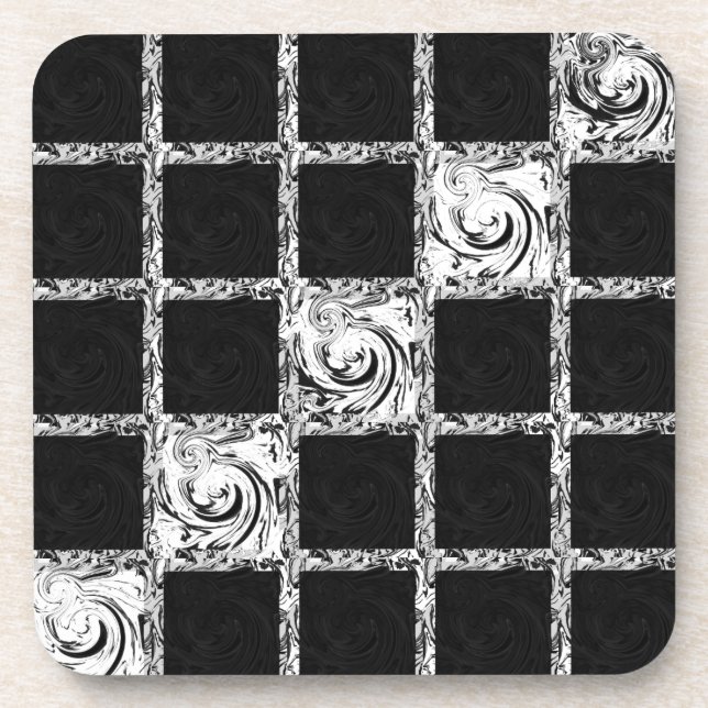 check pattern coaster (Front)