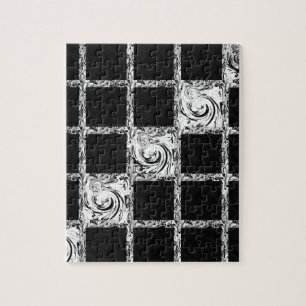 check pattern jigsaw puzzle