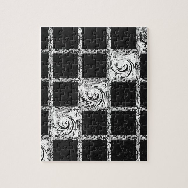 check pattern jigsaw puzzle (Vertical)