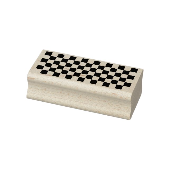 Check Pattern Rubber Stamp (Stamp)