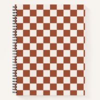 Check Rust Chequered Terracotta Chequerboard