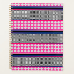 Check Stripes Harlequin Mixed Pattern Design Planner