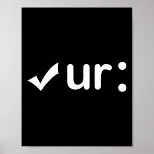 Check Ur Colon Cancer Awareness Colonoscopy Colore Poster