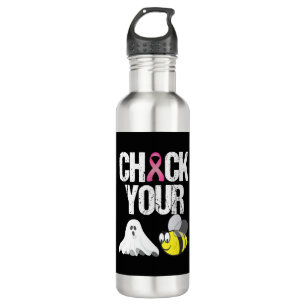 Check Your Boo Bees Funny Breast Cancer Halloween 710 Ml Water Bottle