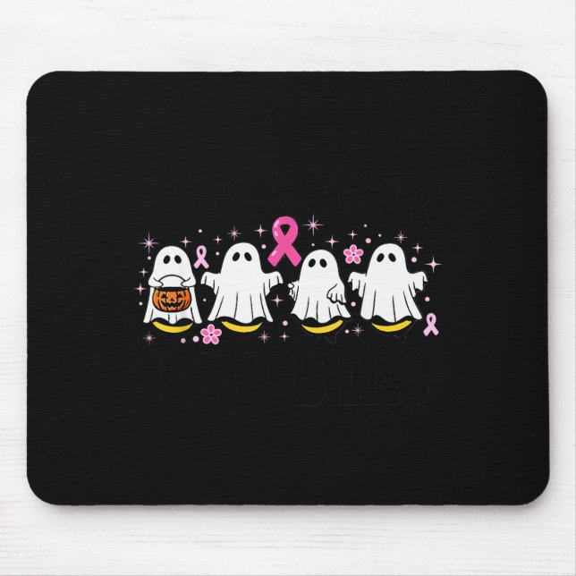 Check Your Boo Bees Funny Breast Cancer  Mouse Pad (Front)