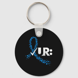 Check Your Colon Colourectal Cancer Awareness _1 Key Ring
