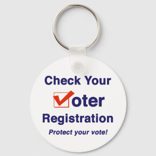 Check Your Voter Registration 2026 Election Key Ring