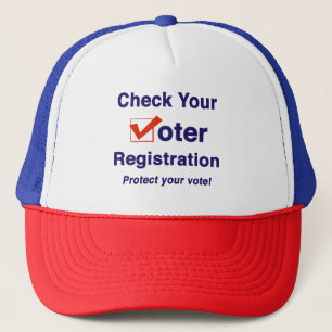 Check Your Voter Registration 2026 Election Trucker Hat