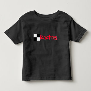 Checked Black and White Toddler T-Shirt