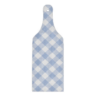 Checked Blue Gingham Classic  Cutting Board