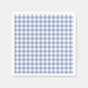 Checked Blue Gingham Classic Pattern Napkin