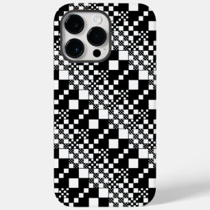 Checked, Checks - Black and White Case-Mate iPhone 14 Pro Max Case