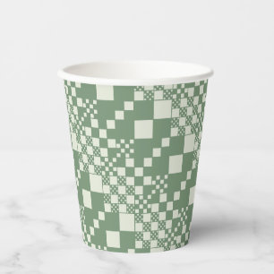 Checked, Checks in Green Paper Cups