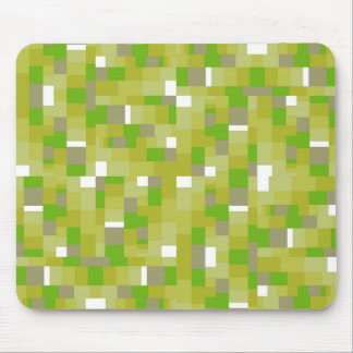 Checked Ginger Lemon Mouse Pad