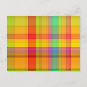 checked postcard