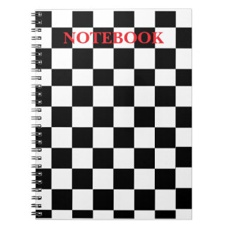 Checker Spiral Notebook